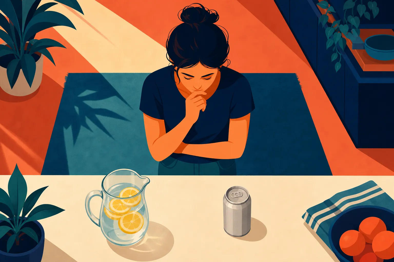 A preference for sweet flavors affects drink choices while losing weight