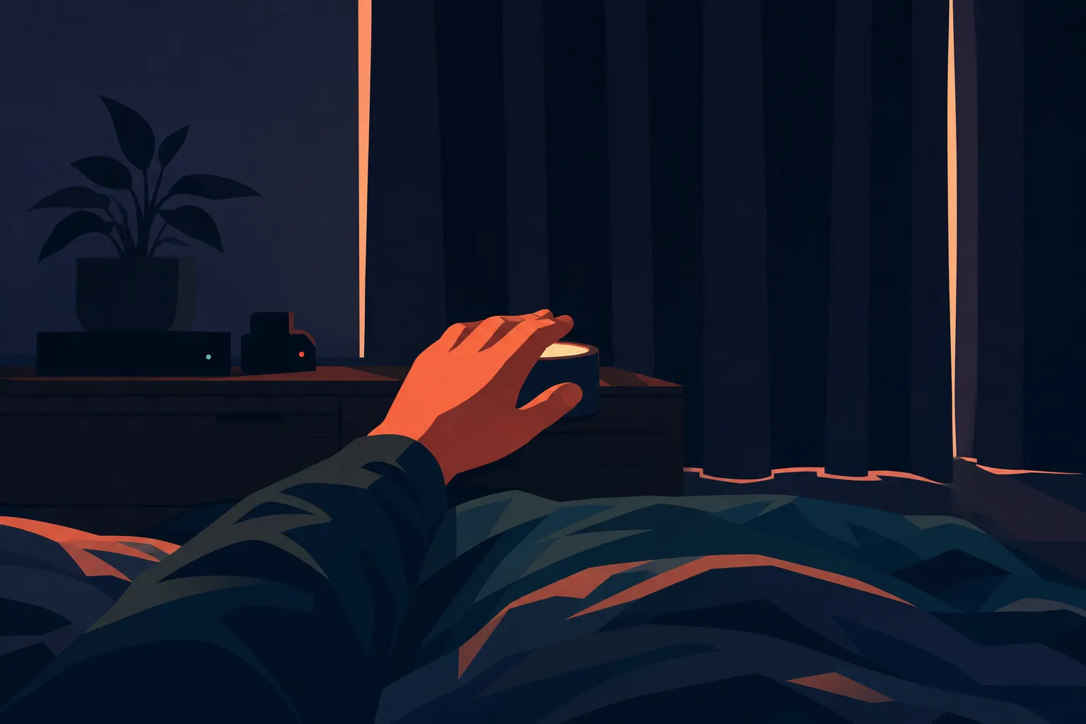 The connection between nighttime bedroom lighting, sleep quality, and heart health
