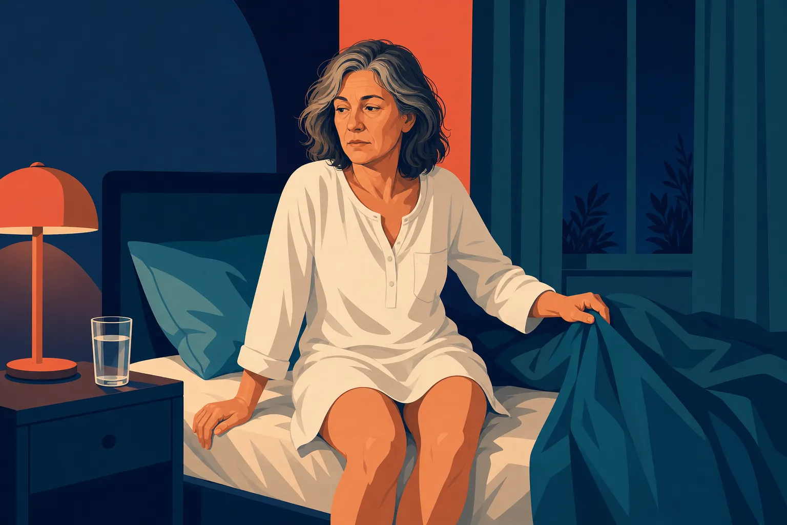Hot flashes and night sweats during menopause may call for treatment if they interfere with sleep and daily life