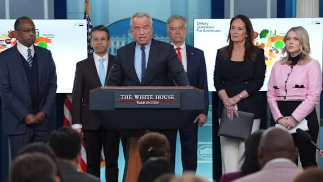 RFK Jr unveils new 'MAHA' food pyramid at White House